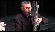 Piccolo A-flat clarinet and Contrabass clarinet duo