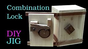 How to make a wooden combination lock