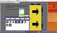 Create Ammonia Pipe Marking Labels with DuraSuite