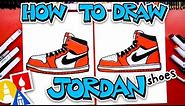 How To Draw Air Jordan 1 Shoes