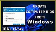 Update Your HP Notebook/PC BIOS from Windows