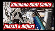 How To Install And Adjust A Shimano 7 Speed Shift Cable