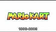Mario Kart historical logos