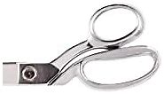 Klein Tools G210K Scissors, Bent Trimmer with Knife Edge for Big Table Top Cutting or Upholstery and Rubber Rooffing, 10-Inch