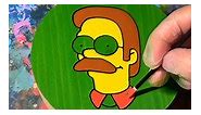 Ned Flanders #satisfying #asmr #art #simpsons | Art Painting