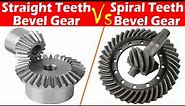 Differences between Straight Teeth and Spiral Teeth Bevel Gear.