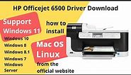 HP Officejet 6500 Driver Download and Setup Windows 11 Windows 10,Mac 13, Mac 12