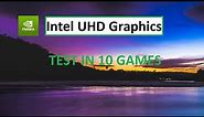 Intel i5-1035G1 + Intel UHD Graphics Gaming Test! 10 Games