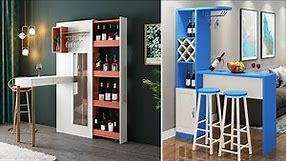 120 Bar cabinet design ideas for modern home 2020 | Bar counter unit design | Home bar cabinet ideas