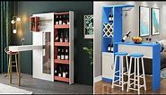 120 Bar cabinet design ideas for modern home 2020 | Bar counter unit design | Home bar cabinet ideas