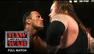 FULL MATCH - The Rock vs. The Undertaker: Raw, Dec. 25, 2000