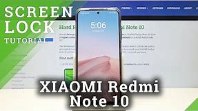 How to Change Lock Screen Wallpaper in XIAOMI Redmi Note 10 – Find Lock Screen Customization Options