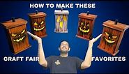 How to Make Wood Jack-O-Lanterns Without a CNC! - Cheap DIY Fall Craft Fair Favorites for Halloween!