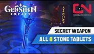 Genshin Impact All 8 Stone Tablets Locations - How to Unlock SECRET WEAPON