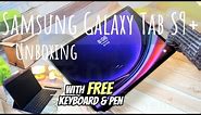 UNBOXING | Samsung Galaxy Tab S9+ | FREE Keyboard and Pen