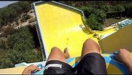 🍌 Banana Curve Water Slide at Aqualand Antalya 🇹🇷