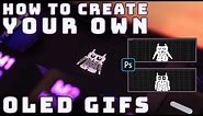 How to Create Your Own Gifs for Steelseries Apex 5, 7, pro OLED Screens | Keyboard | Photoshop