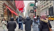 Walking NYC 5th Avenue from Central Park to Flatiron District in February 2023