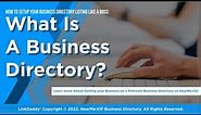 What Is A Business Directory?