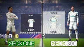 FIFA 18 | Xbox One VS Xbox 360 Graphics Comparison.