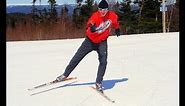 Cross or X Country Skiing-Free Skate Technique