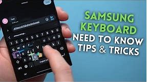 Samsung Keyboard - 10 Things You MUST Know!