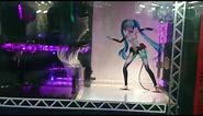 Hatsune Miku CaseMod with a clear LCD panel