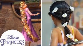 Rapunzel Inspired Hair Tutorial | Disney Princess