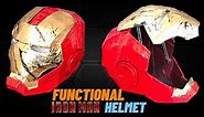How to make Iron man (FUNCTIONAL) Helmet | marvel iron man | avengers endgame |diy iron man helmet