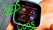 How to setup and connect Sony Smartwatch, Pros & Cons