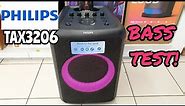 Philips TAX3206 Portable Party Speaker | Bass Sound Test!💥