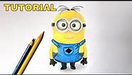 How To Draw A Minion | Color Pencil Tutorial