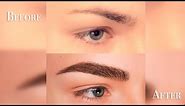 How to: Fake FULL/BUSHY Eyebrows for Men and Women
