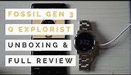 FOSSIL GEN 3 Q EXPLORIST SMART WATCH UNBOXING AND FULL REVIEW (2018)