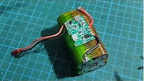 DIY | How to Make a Powerful 6V 10400mAh Li-ion Battery Pack | By a Used 4 18650 Battery Cells