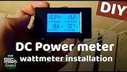 Power meter for your 12V batteries - know how much energy you using in your motorhome or van build