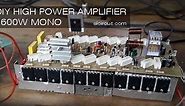 1600W High Power Amplifier Circuit complete PCB Layout