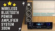 Wireless Bluetooth Power Amplifier System 300W-Home Theater Audio Stereo Sound Receiver Overview