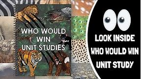 Look Inside: Who Would Win Unit Studies