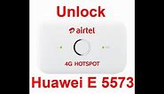 Easy Steps To Unlock Huawei E 5573 Airtel 4G Wi-Fi Router 150 MBps With Huawei V4 Algo Calculator