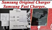 Samsung Original Fast Charger Unboxing | Samsung Original Fast C Type Cable |15Watt | A to C Type