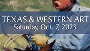 TEXAS & WESTERN ART | Saturday, Oct. 7 at 1:00pm | live live online. See the full catalog at https://bit.ly/466SZDy | Vogt Auction Galleries