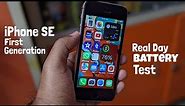 Real Day Battery Test with iPhone SE 1st Generation| Shot on Pixel 4a