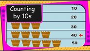 Maths - Counting by 10s till 100 (Understand Ones and Tens Concept) - English