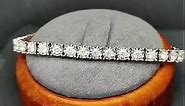 RBS Jewelry - 18k 10 Carat Diamond Tennis Bracelet -...