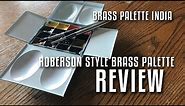 Brass Watercolor Palette Review - Brass Palette India