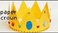 how to make paper crown easy/paper crown making at home easy paper DIY