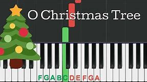 O Christmas Tree: easy piano tutorial with free sheet music