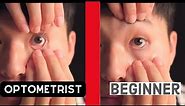 HOW TO put contacts in and out (easy version) | Optometrist Tutorial