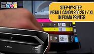 Canon PIXMA MX922 Printer Ink Cartridges Installation